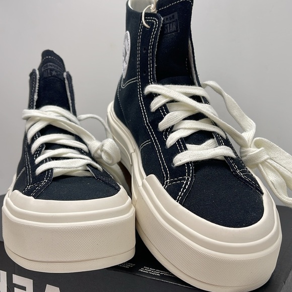 Converse Men’s CTAS CRUISE HI
BLACK/EGRET/BLACK A04689C Platforms Sneakers - Picture 6 of 16